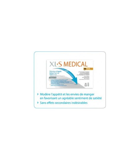 XL-S Medical Réducteur d'Appétit 60 Comprimés pas cher