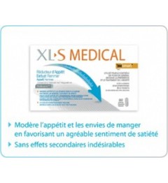 XL-S Medical Réducteur d'Appétit 60 Comprimés pas cher