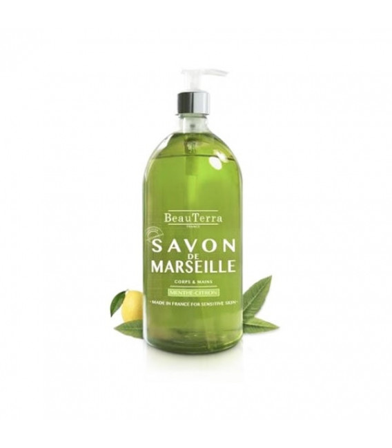 Beauterra Savon Liquide Menthe Citron 1L