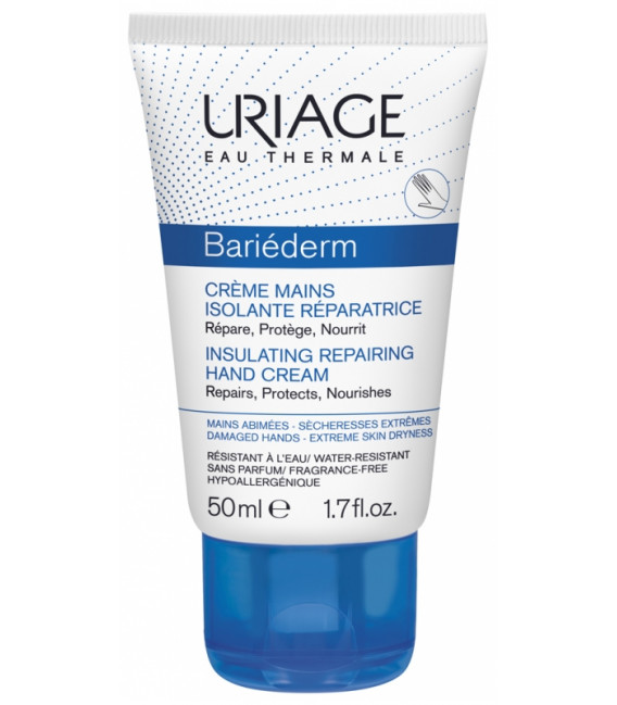 Uriage Bariéderm Crème Mains Isolante Réparatrice 50Ml