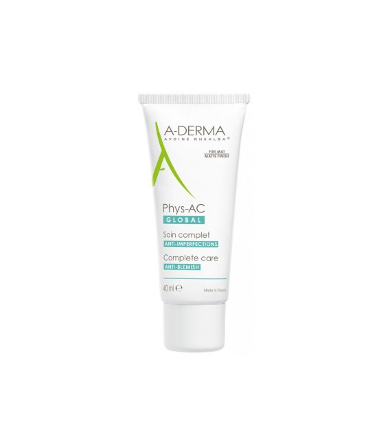 Aderma phys-ac global soin anti-imperfections 40ml