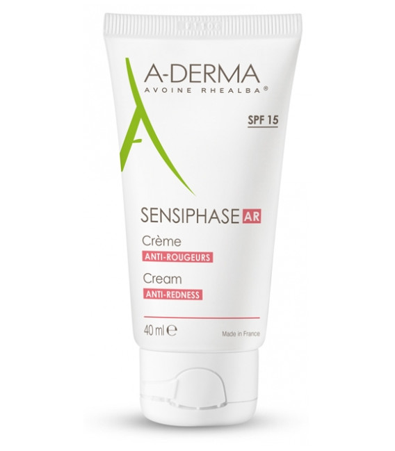 Aderma sensiphase AR crème anti-rougeurs SPF15 40ml