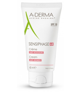 Aderma sensiphase AR crème anti-rougeurs SPF15 40ml