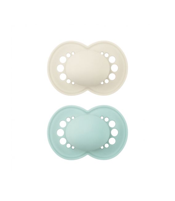 Mam Sucette Original Silicone Couleurs de la Nature Unie Plus de 18 Mois