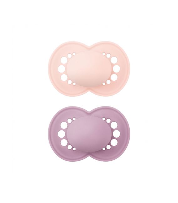 Mam Sucette Original Silicone Couleurs de la Nature Unie Plus de 18 Mois