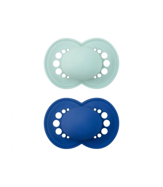 Mam Sucette Original Silicone Couleurs de la Nature Unie Plus de 6 Mois