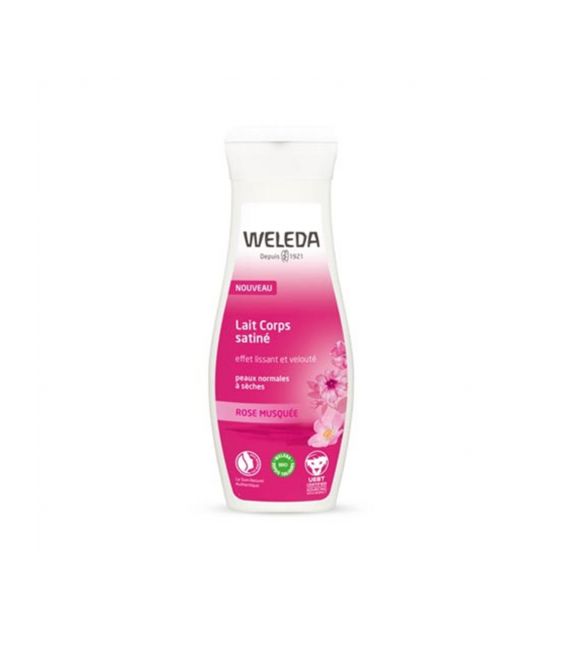 Weleda Lait Corps Satiné Rose 200ml