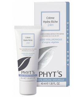 Phyt’s Crème Hydratante Riche Aqua 24H 40 grammes