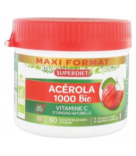 Superdiet Acerola Bio 1000 60 Comprimés