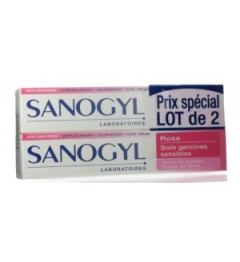 Sanogyl Rose Dentifrice Gencive Sensible 2x75Ml