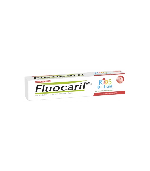 Fluocaril Junior 0-6 ans Gel Fraise Dentifrice 50ml