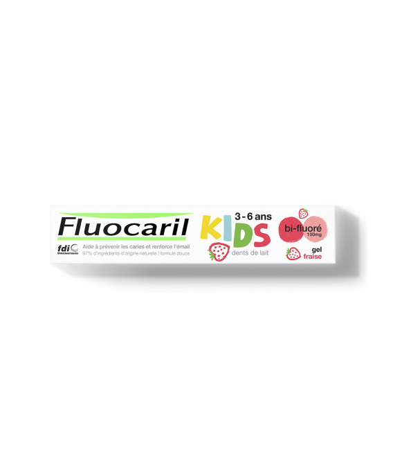 Fluocaril Junior 3-6 ans Gel Fraise Dentifrice 50ml