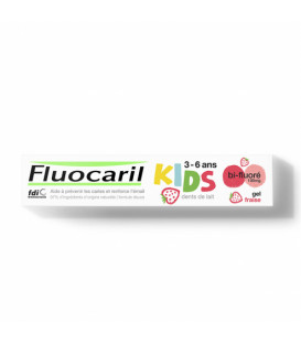Fluocaril Junior 3-6 ans Gel Fraise Dentifrice 50ml