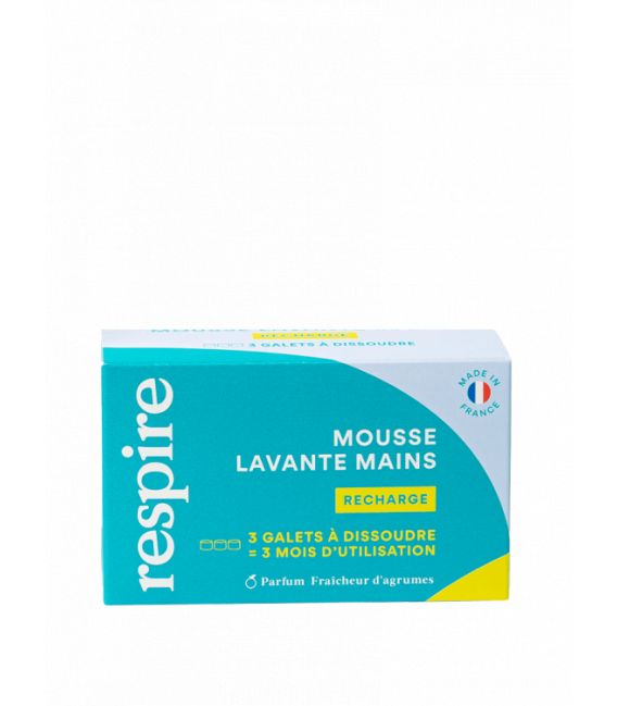 Respire Mousse Lavante Mains Coffret Recharge