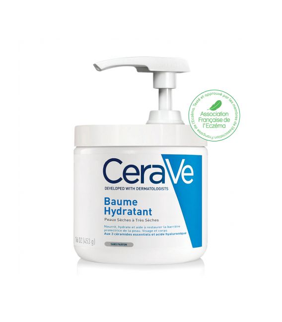 Cerave Baume Hydratant Pot Pompe 454Ml