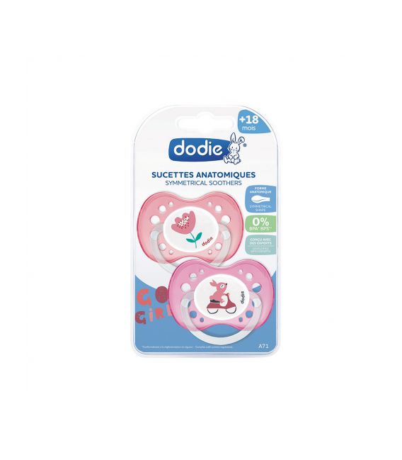 Dodie Sucette Silicone Animaux Rigolos Garçon Plus de 18 Mois A89