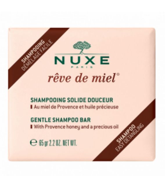 Nuxe Rêve de Miel Shampoing Solide Douceur 65 Grammes