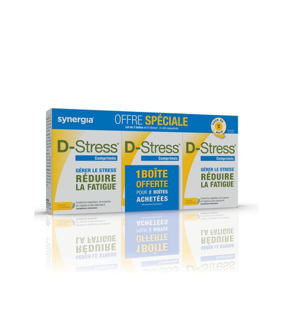 Synergia D-Stress Lot de 3x80 Comprimés