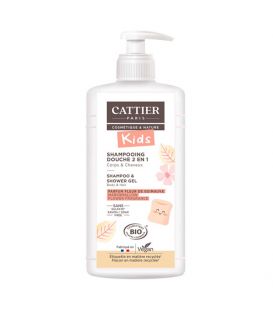 Cattier Gel Douche Shampooing Démêlant Parfum Acidulé 500Ml