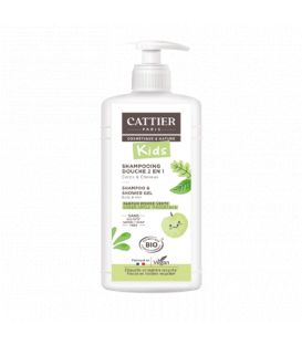 Cattier Gel Douche Shampooing Démêlant Parfum Sucré 500Ml