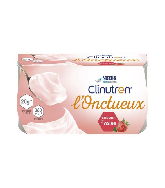 Clinutren Onctueux Fraise 4x200G