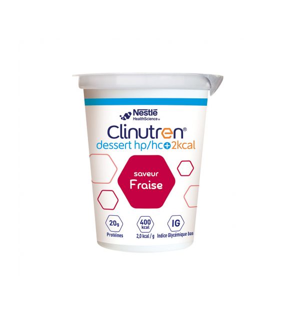 Clinutren Dessert HP/HC Fraise 4x200G