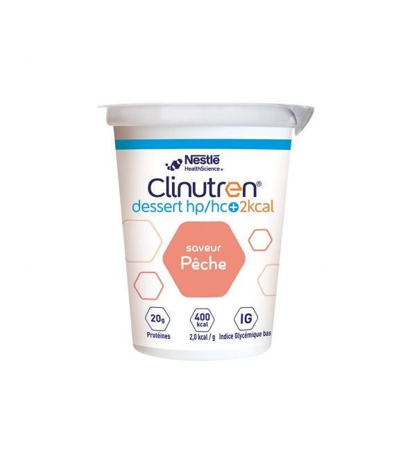 Clinutren Dessert HP/HC Pêche 4x200G