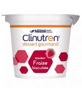 Clinutren Dessert Gourmand fraise Biscuitée 4x200G