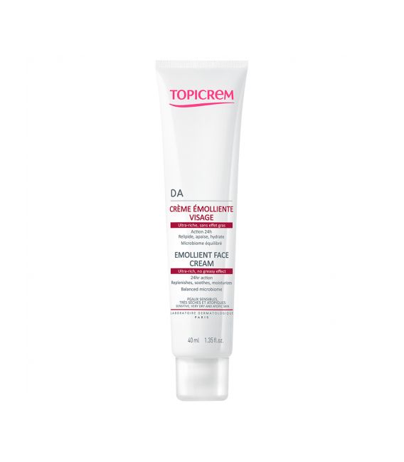 Topicrem DA Crème Emolliente Visage 40Ml