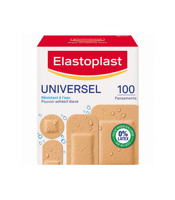 Elastoplast Pansement Universel 4 Formats Boite de 100