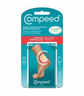 Compeed Pansement Ampoules Moyen Format Boite de 10