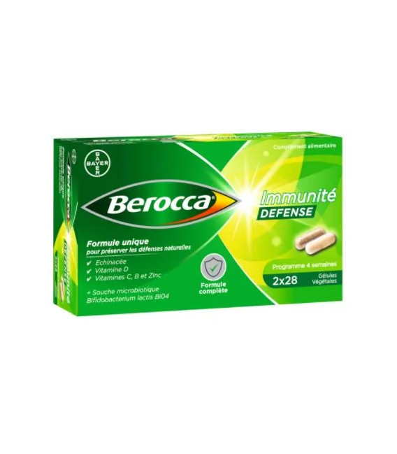 Berocca Immunité Défense 2x28 Gélules