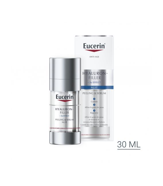 Eucerin Hyaluron Filler Effect Peeling et Sérum 30Ml