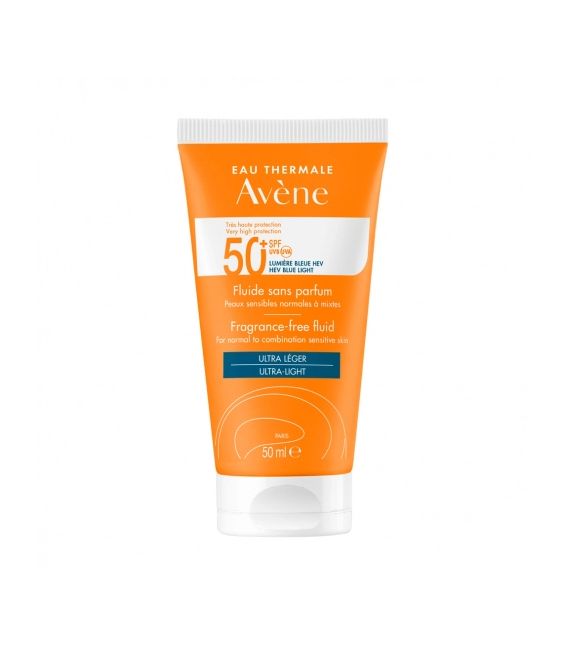 Avène Solaires Fluide Sans Parfum SPF50 50Ml