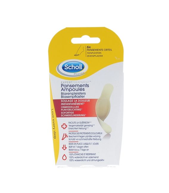 Scholl Pansement Orteils Boite de 6