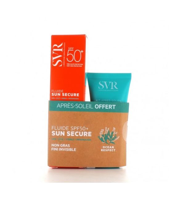 SVR Sun Coffret Fluide SPF50 50Ml et Après Soleil 55Ml Offert