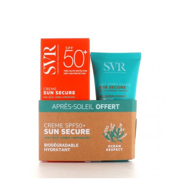 SVR Sun Coffret Crème SPF50 50Ml et Après Soleil 55Ml Offert