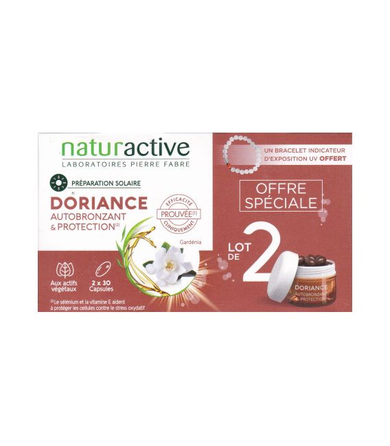 Doriance Autobronzant Tolerance Lot de 2x30 Capsules