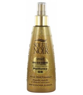 Soleil Noir Huile Sèche Vitaminée 150Ml Pailleté Or