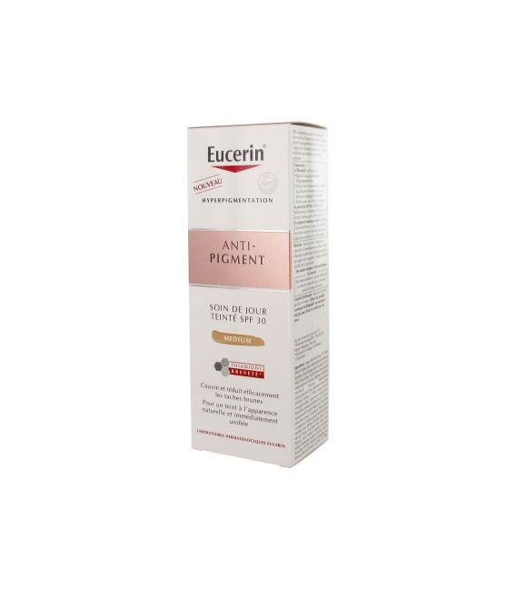 Eucerin Anti Pigment Soin de Jour Teinte Médium SPF30 50Ml