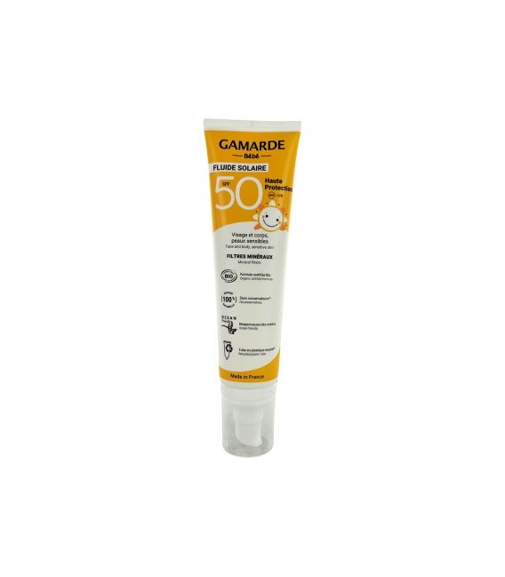 Gamarde Solaires Fluide SPF50 Bébé 100Ml