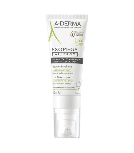 Aderma Allergo Baume Emollient Anti Grattage 40Ml