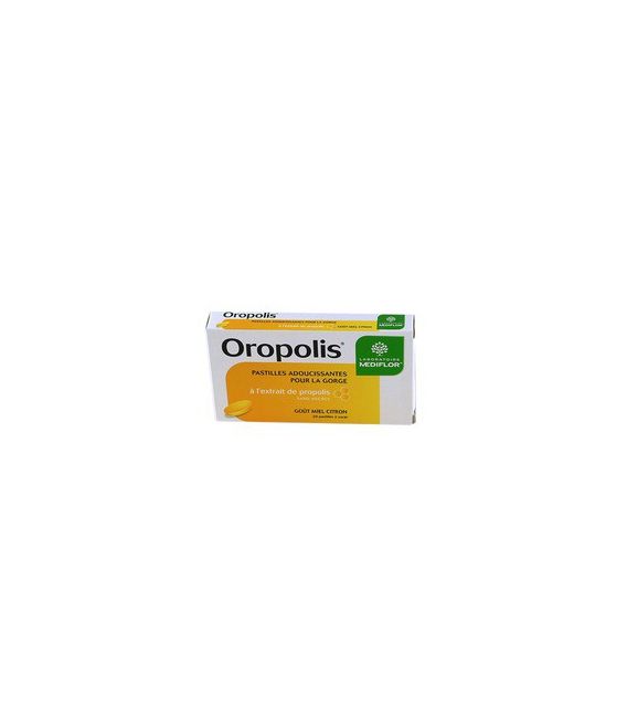 Oropolis Pastilles Adoucissantes Miel Citron 20 Pastilles