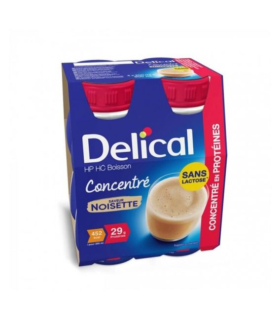 Délical Boisson Concentré Noisette 4x200Ml