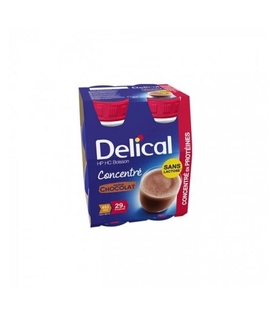 Délical Boisson Concentré Chocolat 4x200Ml