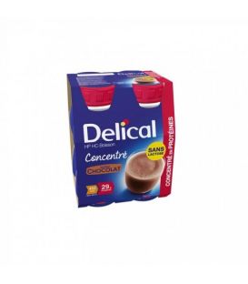 Délical Boisson Concentré Chocolat 4x200Ml