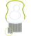 Axamed Peigne Spécial Poux et Lentes Métal