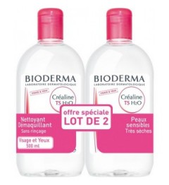 Bioderma Créaline TS H2O Solution Micellaire 2x500 ml