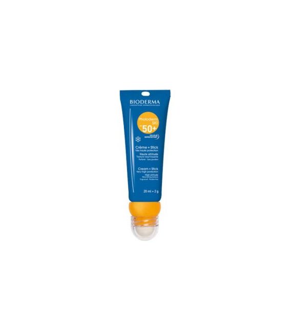 Bioderma Ski SPF50 Combi Crème 20Ml + Stick 2G pas cher