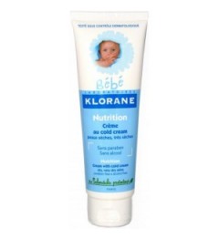 Klorane Bébé Crème Nutritive au Cold Cream 125Ml pas cher